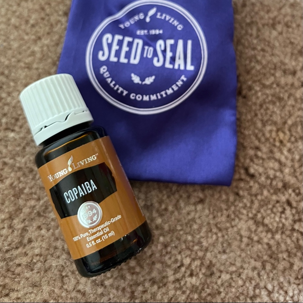 Unopened Copaiba essential oil.